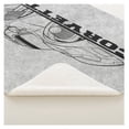 thumbnail image 3 of (CHE) Corvette C3 Side View DigiRods Cartoon Car Black Outline Sherpa Fleece, 3 of 3