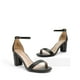 thumbnail image 2 of Sandalias de Tacón Bajo Chunk para Mujer DREAM PAIRS Negro Talla 6, 2 of 6
