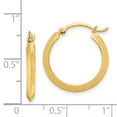 thumbnail image 3 of Primal Gold 14 Karat Yellow Gold Hoop Earrings, 3 of 5