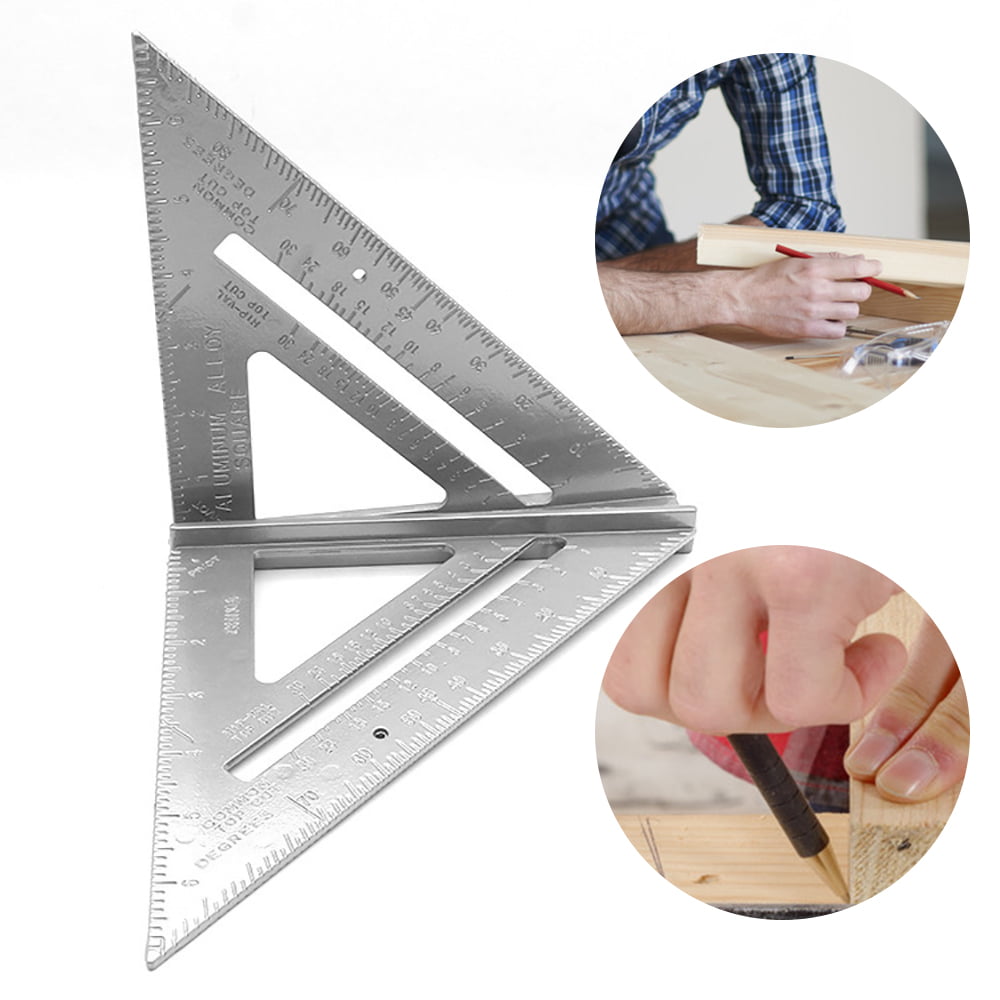 Steel Patios Carpentry 24in Large Folding Aluminium Builders Square Angle Ruler 