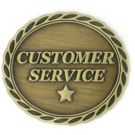 Antique Bronze Customer Service Corporate Star Award Lapel