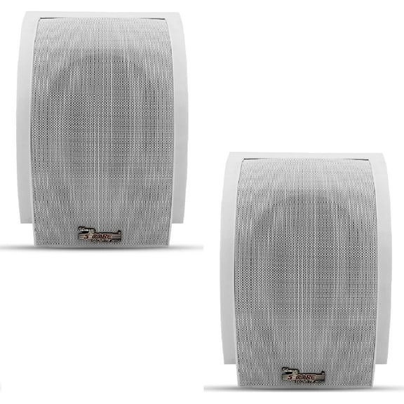 5Core Outdoor Speakers Stereo in Wall 100W Peak Passive Home Audio System