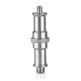 thumbnail image 4 of 2 Pieces Standard 1/4 to 3/8 inch Metal Male Converter Threaded Screw Adapter Spigot Stud for Studio Light Stand, Hot Shoe/Cold Shoe Adapter, Ball Head, 4 of 4