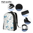 thumbnail image 5 of Cauagu Scarf Bear Print Backpacks,Travel Daypack Casual Laptop Backpack Bookbag Fits 15 Inch Computer for Men Women, 5 of 8