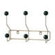 thumbnail image 2 of Perchero de Hierro Perchas para Monedero Ganchos para Abrigos Organizador para Dormitorio Cocina , Verde 3Ganchos BLESIY Perchero, 2 of 7