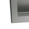 thumbnail image 2 of Metis Primed Gray Recessed Magazine Rack, 2 of 11