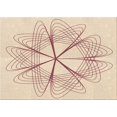 thumbnail image 1 of Ahgly Company Machine Washable Indoor Rectangle Transitional Light Copper Gold Area Rugs, 2' x 3', 1 of 7