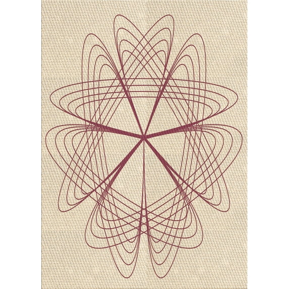 Ahgly Company Machine Washable Indoor Rectangle Transitional Light Copper Gold Area Rugs, 2' x 3'