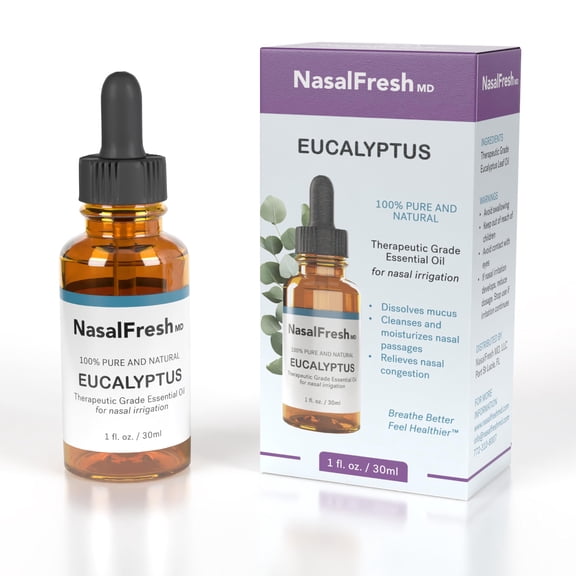 Irrigación nasal con aceite esencial de eucalipto NasalFreshMD, 30 ml