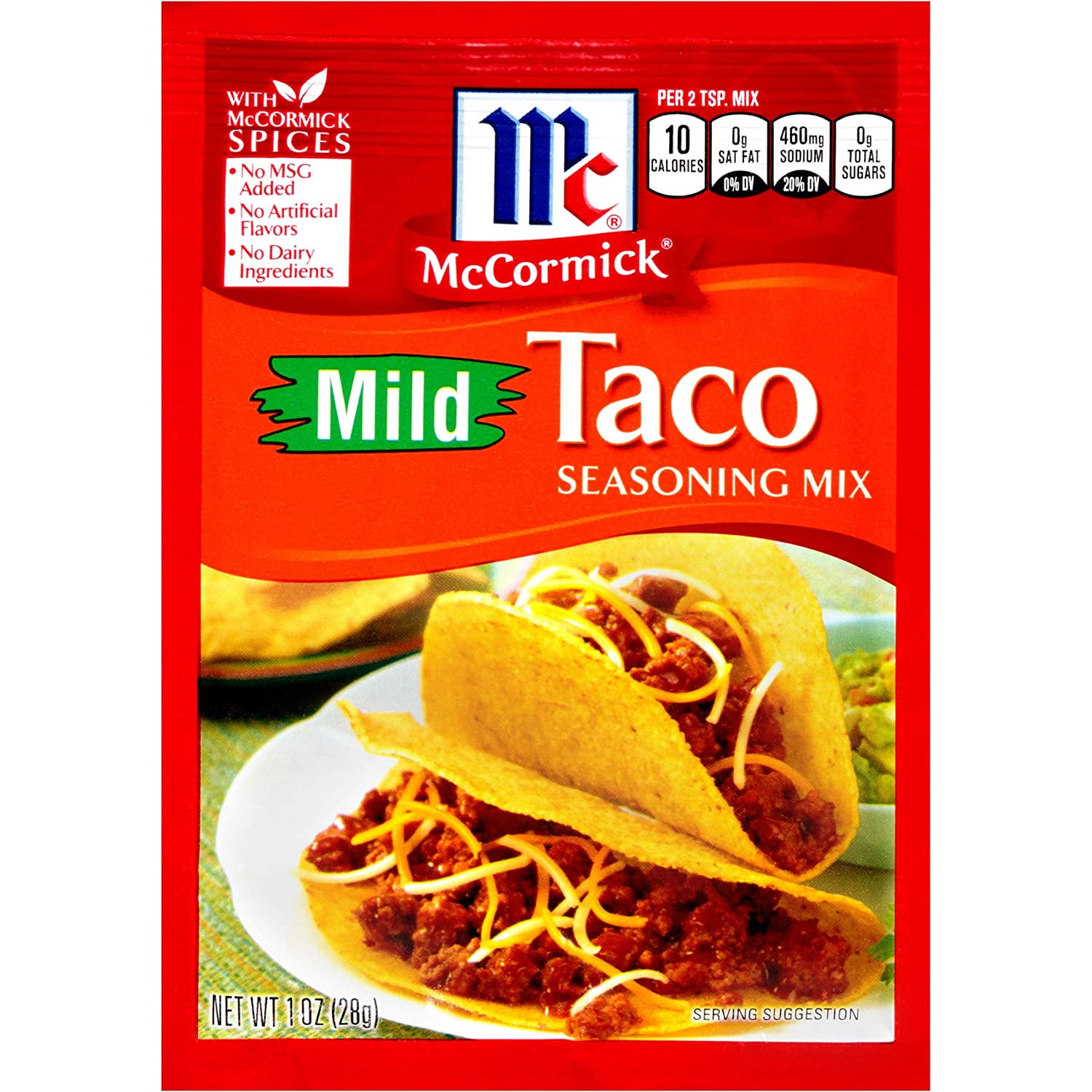 McCormick Mild Taco Seasoning Mix, 1 oz