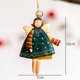 thumbnail image 3 of Retro Painted Santa Claus Christmas Decoration Iron Pendants Ornaments for Christmas Tree Hang Toys New Year Decor Kid Gift, 3 of 5