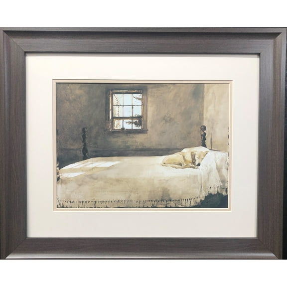 Andrew Wyeth "Master Bedroom" CUSTOM FRAMED Art Americana Rural Farm USA Generic