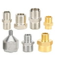 thumbnail image 3 of Suministros para compresor de aire, 7 piezas, adaptador de aerógrafo profesional, conector de aerógrafo, compacto y liviano, 3 of 14