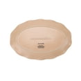 thumbnail image 4 of Just Feed Me by Jessie James Decker Ceramic Oval Serving Tray, Nude, 4 of 7