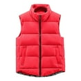 thumbnail image 3 of Vest for Women Hemlock Winter Warm Vest Outerwear Thick Padded Sleeveless Casual Vest, 3 of 6
