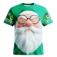 thumbnail image 1 of Tops para hombre, blusas y camisas de cuello redondo y manga corta para hombre. Top estampado de manga corta de San Patricio para hombre. Top/camisa de cuello redondo y manga corta para hombre. Tops p, 1 of 4