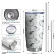 thumbnail image 6 of 20oz Tumblers Fall Pumpkin Stainless Steel Vacuum Insulated Double Wall Travel Tumbler Cups Mug with Lid and Straw,Cleaning Brush for Cold & Hot Drinks, 6 of 7