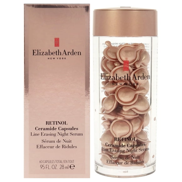 Suero de noche con ceramida y retinol de Elizabeth Arden para mujeres: 60 cápsulas Elizabeth Arden Elizabeth Arden Cápsulas 60Count