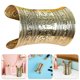 thumbnail image 4 of Brazalete de muñeca: Brazalete tribal - Brazaletes llamativos y gruesos - Joyería minimalista para la parte superior del brazo para fiestas de cosplay y danza del vientre, 4 of 7