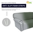 thumbnail image 3 of Easy-Going Super Stretch Sofa Slipcover Non Slip Couch Cover, Chair Size, Grayish Green, 3 of 7