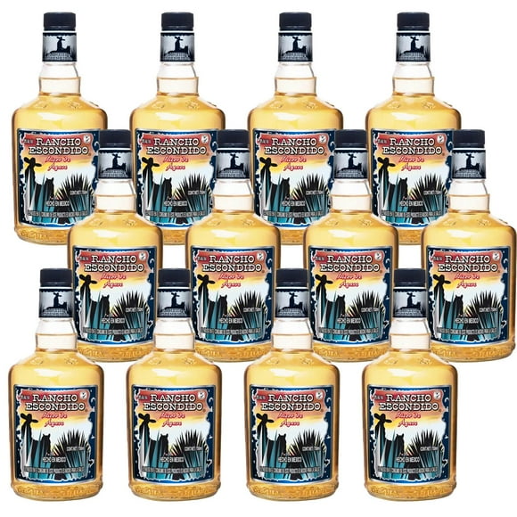 Caja de 12 Destilado de Agave Rancho Escondido 750 ml