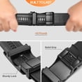 thumbnail image 4 of GAEKEAO Leather Ratchet Belt for Men Automatic Adjustable Click Buckle Belts for Dress Casual Trim to Fit with Gift Box, 4 of 7
