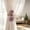 Purple A, variant on Handmade Faux Flower Jute Rope Curtain Tiebacks – Bendable Fabric Blooms Boho Window Drape Holdbacks No Drill for Living Room Bedroom