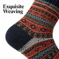 thumbnail image 4 of TELOLY 10Pairs Thermal Socks for Men,39-44 Yards Men Socks,Unisex Design Warm Socks for Men,Combination2, 4 of 5