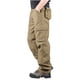 thumbnail image 4 of Pantalones largos para hombre, pantalones cargo, moda informal, ajustados, con múltiples bolsillos, rectos, para exteriores, de asalto, deportivos, para hombre, 4 of 5