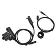 thumbnail image 2 of Adaptador de auriculares militares Bling Bling PTT U94, 2 of 12