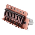 thumbnail image 3 of Guitar Tremolo Bridge, Zinc Alloy Steel 6 String Electric Guitar Tremolo Bridge System For ST Guitar Copper Color, 3 of 8