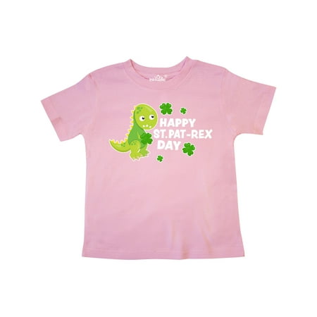 

Inktastic Happy St Pat-Rex Day with Dinosaur Gift Toddler Boy or Toddler Girl T-Shirt