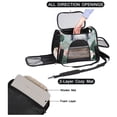thumbnail image 2 of Koala Sherpa Fabric Dog Carrier Bag 900D Oxford Cloth Pet Travel Bag 17x10x11.8 in Blue, 2 of 7