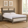 thumbnail image 6 of Ruthe Low Profile Queen Panel Bed with Built-In Lights- Ash Gray Wood, 6 of 6