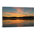 thumbnail image 1 of ARTCANVAS Lake Sunset Home Decor Rectangle Canvas Art Print - Size: 40" x 26" (1.50" Deep), 1 of 9