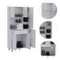 thumbnail image 6 of Miekor Furniture Venice 90 Pantry Cabinet, Multiple Cabinets, One Drawer, Two Open Shelves MK6678, 6 of 10