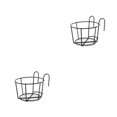 thumbnail image 4 of Matsuzay Plant Stand For - Compact For Indoor Assembly Pot Indoor Materials Plant Stand Living Stands Accessories negro Tamaño grande 25㎝ 2Conjunto, 4 of 6