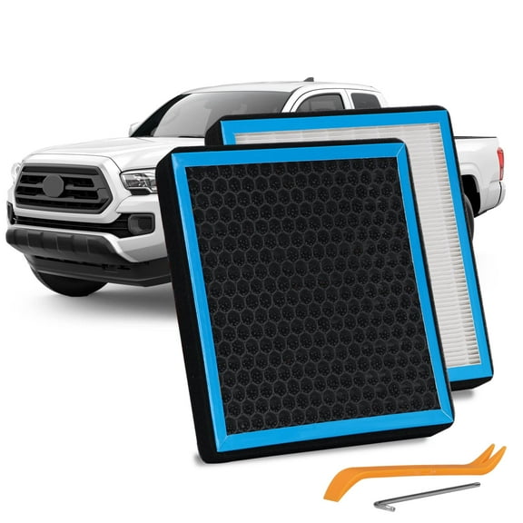 CF10374 HEPA Cabin Air Filter Replacement with Activated Carbon CP374 Fits Dodge Dart 2013-2015, Pontiac Vibe 2003-2008, Toyota Tacoma 2005-2020…