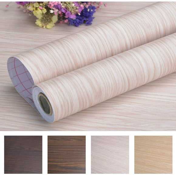 Art3d Decorative Contact Paper Countertops - Self Adhesive Shelf Drawer Liner - Black Wood Contact Wallpaper - Waterproof, Peel and Stick, Easily Removable (17.71" x 78.74", Walnut 6)