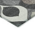 thumbnail image 5 of 8' X 10' Gray Beige And Taupe Ogee Washable Indoor Outdoor Area Rug, 5 of 5