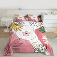 thumbnail image 2 of Homewish Chic Flower Leaves 2pcs Bedding Comforter Set for Teens Boys Girls,Mid Century Twin Comforter Sets,Vintage Aesthetic Breathable Bedding Set,Ultra Soft Home Decor,Reversible, 2 of 8