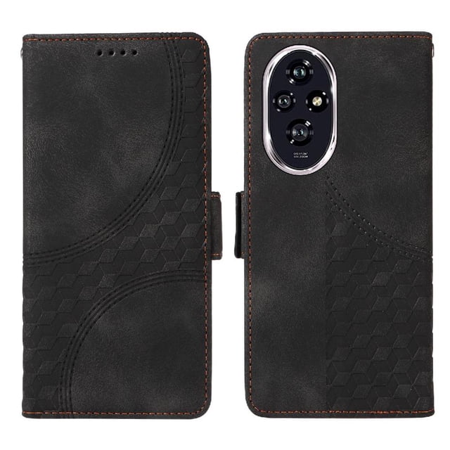 Funda GANGXUN para Honor 200 con diseño acolchado elegante, cuero PU, protección total y ajuste preciso