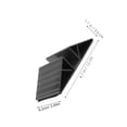 Acrylic Panel Point Support BESTYASH Dog Panel Support Feet ABS Black for Pet Barrier Stabilization ...