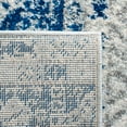 thumbnail image 6 of SAFAVIEH Madison Kandace Abstract Area Rug, Silver/Navy, 6'7" x 6'7" Round, 6 of 9