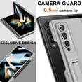 thumbnail image 6 of Compatible Samsung Galaxy Z Fold 4 Case with S Pen Slot [Screen Protector] [Magnetic Kickstand]Full Body Anti-Drop Protective Case for Samsung Galaxy Z Fold 4 Phone Case with S Pen Holder Silver, 6 of 13