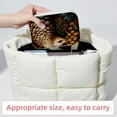 thumbnail image 6 of Pangolin Velvet Portable Jewelry Stand with Removable Compartment - Travel Organizer, Earring Holder, and Organizer Box - Gift, 6 of 7