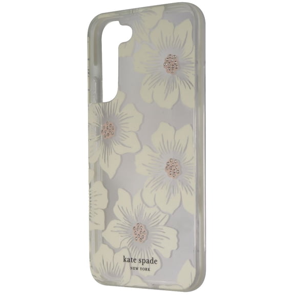 Open Box Kate Spade Defensive Hardshell Case for Samsung Galaxy (S22 ) - Hollyhock Floral