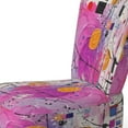 thumbnail image 4 of Designart « Cubisme Déchaîné Expressions Roses » Fauteuil d'Appoint Rembourré Cubisme Rose - Fauteuil Moderne pour Salon, 4 of 7
