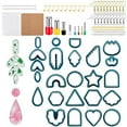 thumbnail image 1 of Oubit Polymer Clay Jewelry Making,142 Pcs Polymer Clay Clay Earring Cutters Polymer Clay Cutters Set Built for Precision, 1 of 9