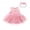 Pink, variant on Dress Girls Cute Birthday Dress Girls Baby Rainbow Dress 6-9 Months